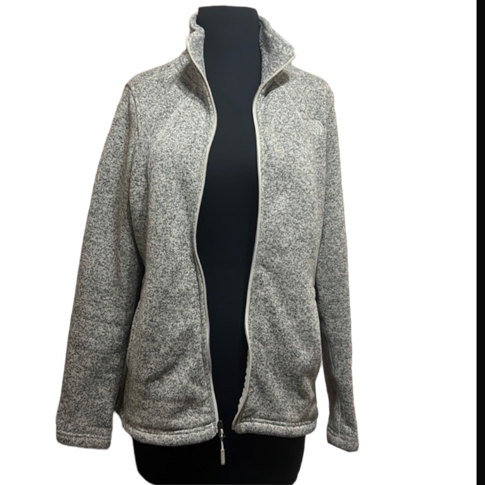 The North Face gray zip up jacket